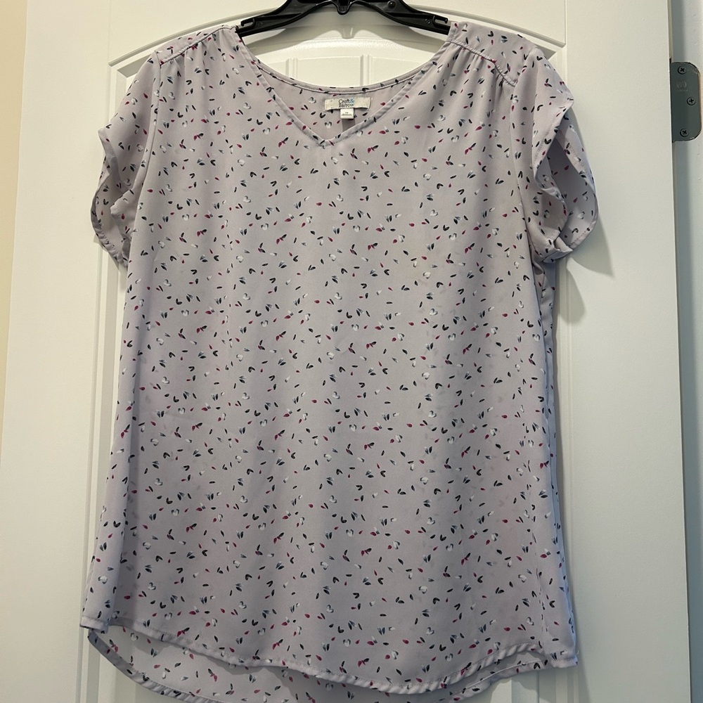 Women's Printed Top - Light Purple